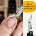 thumbnail image 4 of Toenail Clippers for Thick Toenails - Heavy Duty   Clipper Kit for Ingrown Toenails, Stainless Steel  Nippers with Non-Slip Rubber Handle, with Lifter & File and Travel Bag, 4 of 6