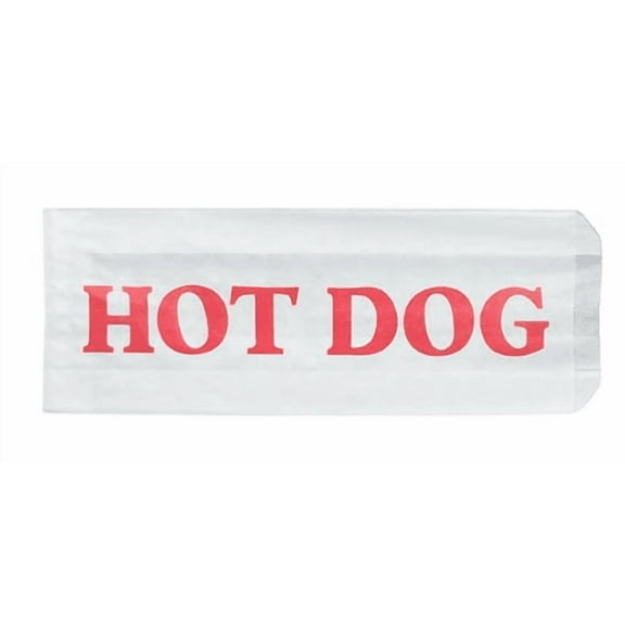 Paper Hot Dog Bags 50 Pack 9 Inch Environmentally Friendly