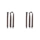 thumbnail image 3 of Soidarity Ukulele Strap Carrying Guitar Belt Universal Beginner Reusable Practice Carrier Musical Stringed Professional Holder café 2piezas, 3 of 6