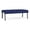 OpenHous Cobalt, variant on Waterfall Reception Waiting 2-Seat Bench / Charcoal Steel / Light Gray
