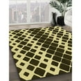 thumbnail image 3 of Ahgly Company Machine Washable Indoor Rectangle Transitional Midnight Gray Area Rugs, 4' x 6', 3 of 7