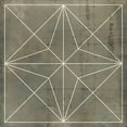 thumbnail image 2 of Vision Studio 26x26 White Modern Wood Framed Museum Art Print Titled - Geometric Blueprint I, 2 of 4