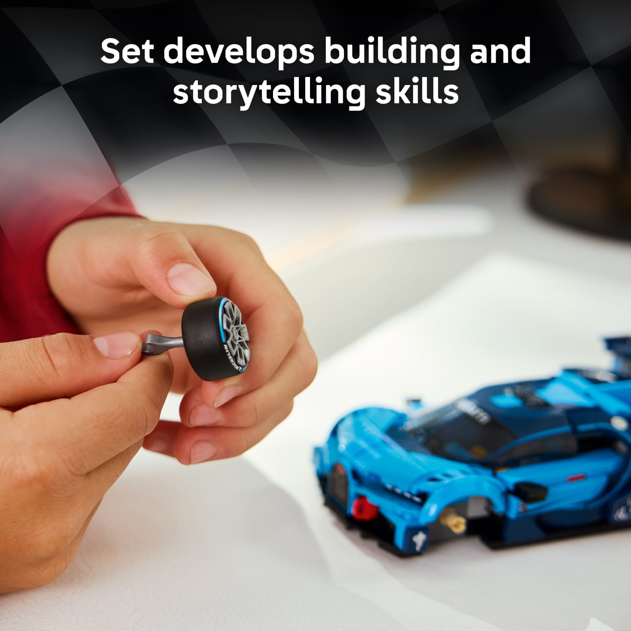 LEGO Speed Champions Bugatti Vision Gran Turismo Auto Deportivo de Juguete de Construcción para Niños y Gamers - Set de Construcción con Minifigura de Piloto Bugatti para Niños y Niñas, Mayores de 9 Años - Idea de Regalo para Cumpleaños - 77253 5