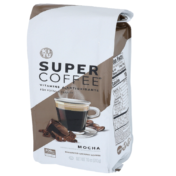 Kitu Super Coffee Ground Coffee Mocha, 10oz (pack of 6)