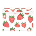 thumbnail image 7 of Yayeee Collapsible Cube Storage Bin with Lid Fabric Closet Decorative Basket with Handles, Strawberry, 7 of 7