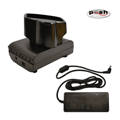 Restored Zebra Single Slot Charging Cradle Dock for TC51 and TC52 Black (Refurbished)