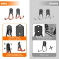 24 PCS Garage Storage System Hooks with Tracks, Wall Organizer for