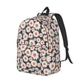 thumbnail image 2 of Daiia Daisies Flowers Vintage Canvas Backpack for Men and Women ,Hiking Backpack,Travel Laptop Bag for School,Large Capacity Backpack, 2 of 8
