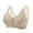 White, variant on Gyujnb Women's Comfortable and Elegent Large Size Front Buckle Wrap Up Tank Top Style Thin Bra