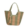 thumbnail image 2 of Bolso de hombro para mujer Salvador bolso abierto portátil asa verde 44 cm x 14 cm x 30 cm, 2 of 9
