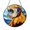 Acrylic 3.5 Inch, variant on Monkey Stained Glass Suncatcher, Jungle Wildlife Window Hanging Art Decor, Nature Inspired Decorative Glass Panel Ornament