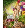 thumbnail image 2 of Ferraro 15x18 Gold Ornate Wood Framed with Double Matting Museum Art Print Titled - What Dreams are Made Of, 2 of 4