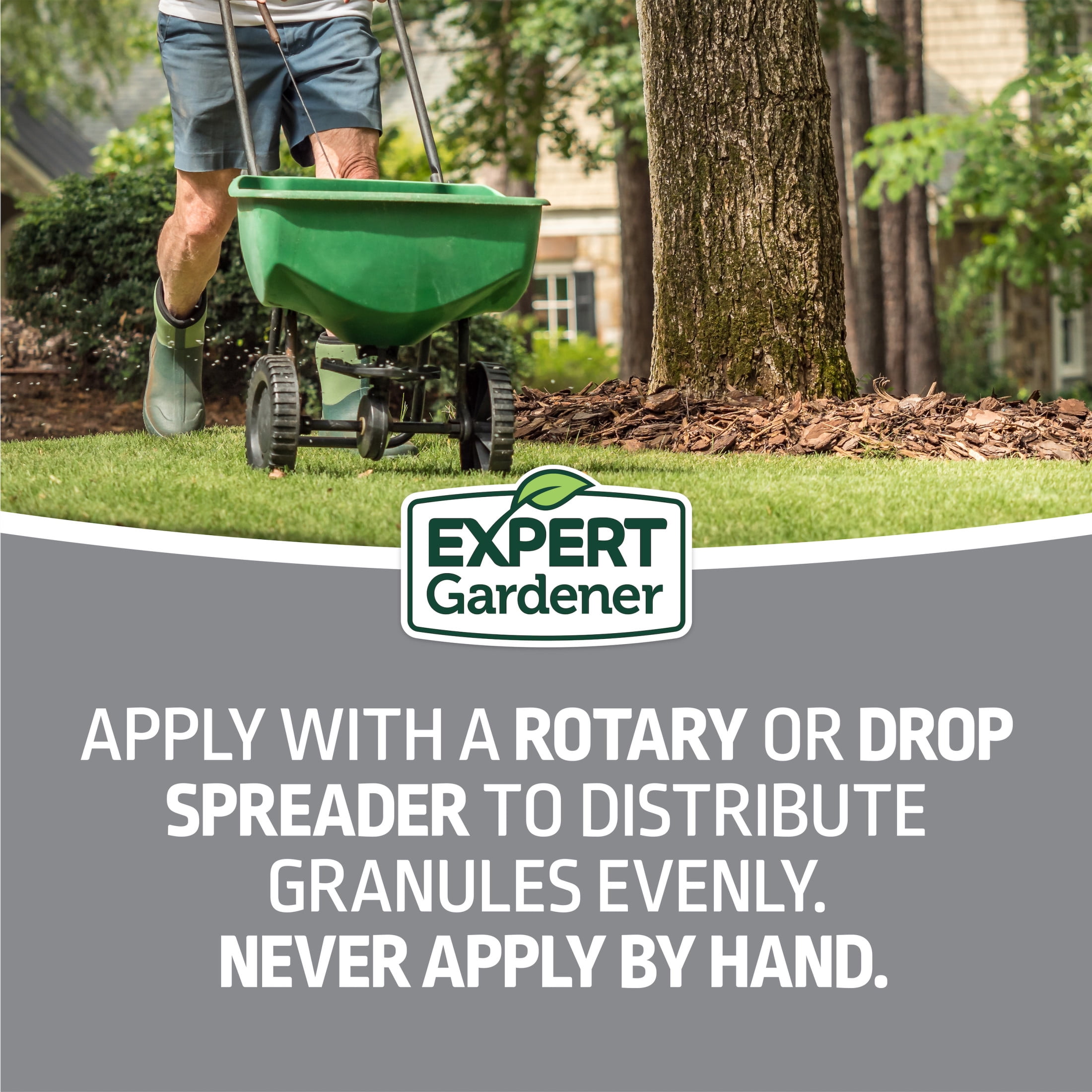Expert Gardener Weed & Feed Plus Crabgrass Control, Lawn Fertilizer 18-0-1, 12 lb. Prevents up to 5 Months