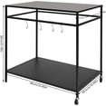 thumbnail image 2 of Fichiouy Outdoor Grill Cart Table Food Prep Table for Grill,Dining Cart Table, 2 of 7
