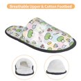 thumbnail image 3 of Balery Frog Wear Chef Hat Pantuflas de Casa de Felpa Silenciosas con Diseño Estampado, Zapatillas Cómodas Antideslizantes de Algodón para Interior-Medium, 3 of 8