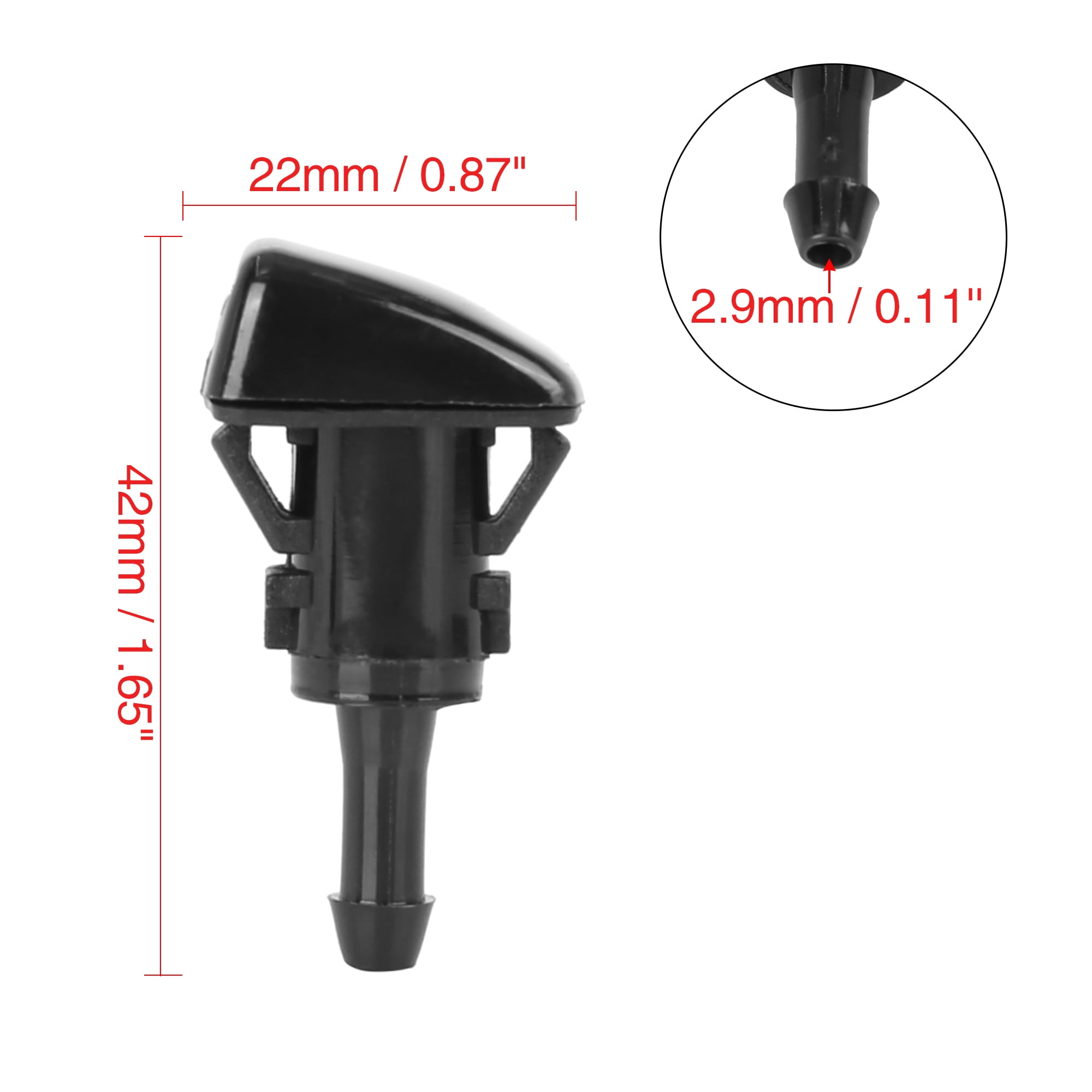 Unique Bargains 2pcs Car Windshield Washer Nozzle Sprayer for GMC