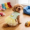 thumbnail image 4 of Wooowa Easter Pet Holiday Dress, Dog Cat Outfit, Festive Apparel for Teddy Bichon Pomeranian Party & Photoshoot, 4 of 6