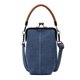 thumbnail image 1 of Bolso bandolera de mezclilla para teléfono, bolso de mano con cierre de beso para mujer, con asa superior, correa de hombro ajustable, bolso cruzado para reuniones y fiestas., 1 of 8