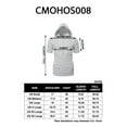 thumbnail image 6 of H2H Mens Casual Slim Fit Short Sleeve Hoodie Cotton Blended Soft Lightweight Shirt (CMOHOS008), 6 of 6