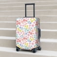 thumbnail image 6 of Gukieu Retro Floral Print Suitcase Protective Cover, Elastic Zipper Buckle Suitcase Protective Cover, Suitable for Travel, Business Trip-Small, 6 of 7