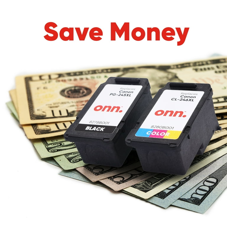 Free Shipping! Onn+ Canon PG-245XL and CL-246XL High Yield
