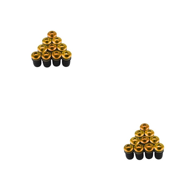 Speravity 10 tornillos universales para parabrisas de motocicleta M5x16mm pernos para parabrisas de motocicleta Kit surtido de reparación piezas Type4 NO4