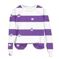 thumbnail image 4 of Craaazy Chandails Athlétiques pour Femmes à Manches Longues, Col Rond, Décontractés, Imprimés, Coupe Ample, Cadeaux, 4 of 7