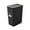 Black-BK-home supplies, variant on LEFTHIGH Home Household Push Type Trash Can with Lid 13.4x9.1x5.6 Inches Plastic Garbage Bin for Kitchen Bathroom Living Room Deodorant Home and Kitchen