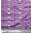 thumbnail image 1 of Soimoi Japan Crepe Satin Fabric Footprint & Bear Animal Print Fabric by the Yard 42 Inch Wide, 1 of 1