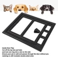 thumbnail image 4 of Porte Moustiquaire pour Chien, Moustiquaire Professionnelle pour Morsure Intérieure de Porte, Installation Facile, Verrouillable, Rabat Intérieur de Porte, Porte pour Animaux Résistante aux Intempéries pour Chiens, Cochons, Chat, 4 of 8