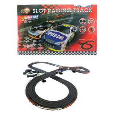 Nascar Style Slot Car Track Ho Scale Race Set New And Improved (Best Slot Car Brand)