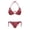 Butterfly Maple Leaf Print, variant on Spider Orange Splatter Pattern Two Piece Bikini Set Sexy Backless Swimwear Quick Dry Adjustable Halter Vacation Summer Fun