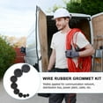 thumbnail image 5 of UPGRATOR Electrical Wire Grommet 170 Pcs Kit for DIY Enthusiasts Black, 5 of 5