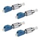 thumbnail image 1 of Adaptador de localizador visual de fallas (4 unidades), conector de fibra óptica MSDADA, monomodo 9/125 um FC macho a LC hembra para conector VFL, 1 of 5