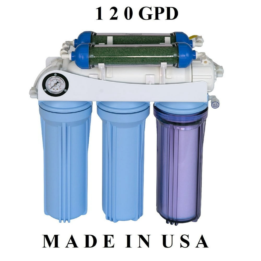 Koolermax AR122 6stage 120GPD Reverse Osmosis RO + DI water filter