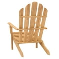 thumbnail image 2 of vidaXL Folding Adirondack Chair Patio Adirondack Lawn Chair Solid Wood Teak, 2 of 13