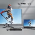 thumbnail image 4 of Conmutador HDMI DGODRT 8x1 8 puertos 4K @30Hz con control remoto IR, 4 of 6
