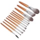 thumbnail image 1 of MAANGE 12pcs Beauty Brush Set Foundation Powder Blush Concealers Eye Shadow Makeup Brushes Kit, 1 of 5