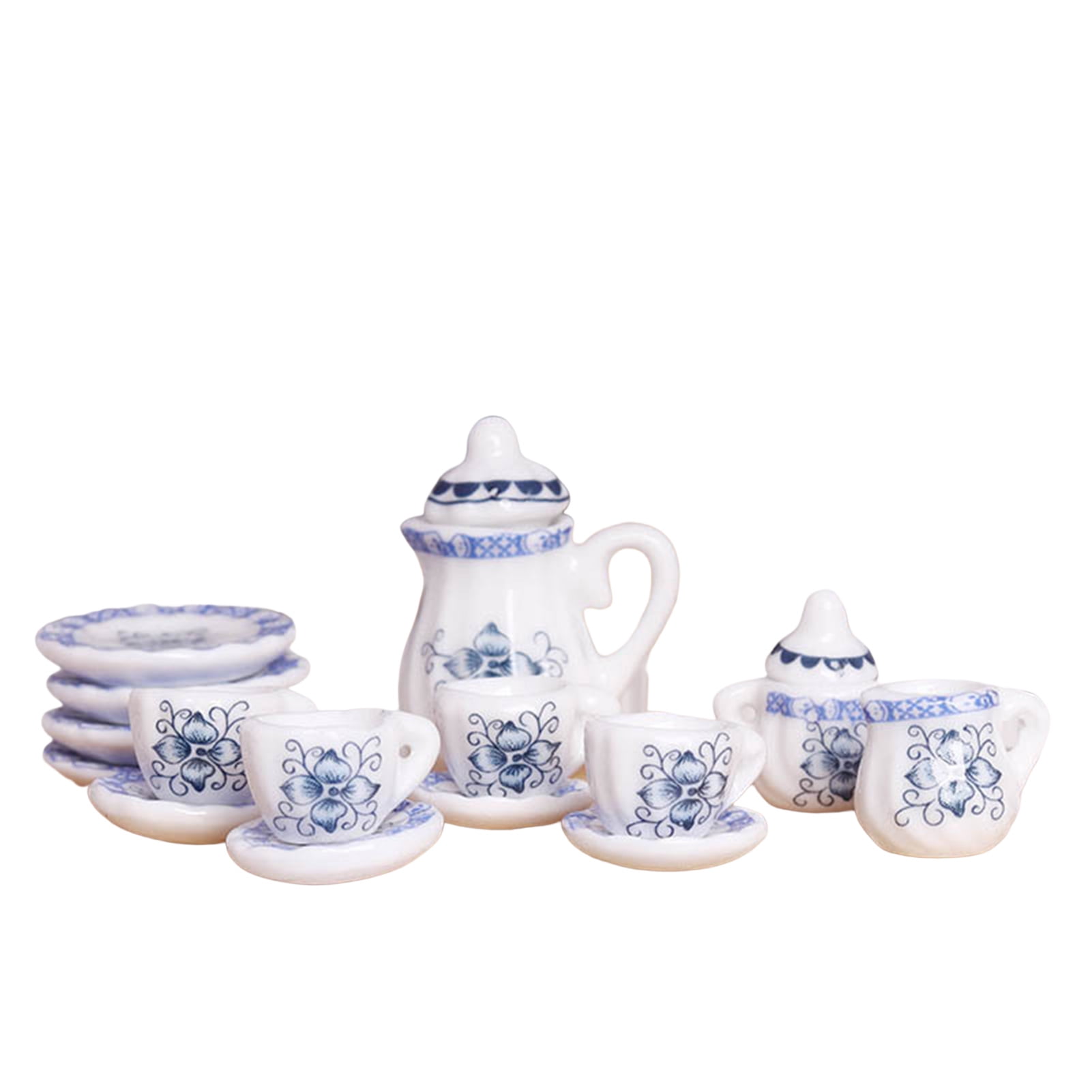 1/12 Miniature Dollhouse Porcelain Mini Snowman Tea Pot and Cup Set - –  Portraits and Miniatures by NC