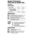 thumbnail image 5 of Great Value Apple Cinnamon Pancake & Waffle Mix, 16 oz Box, 5 of 8