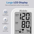 thumbnail image 5 of Alcedo Blood Pressure Monitor for Home Use, Automatic Digital BP Machine with Large Cuff for Upper Arm, LCD Screen, Memory, Talking Function Large Screen, 5 of 10