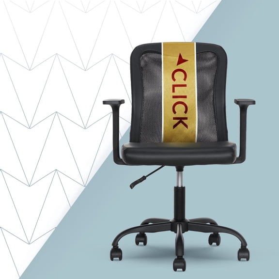 Click365 AeroCore M110 Adult Mesh Indoor Residential Ergonomic Office Chairs, Hardware Kit, Black