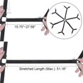 thumbnail image 3 of GustaveDesign Bed Sheet Clips 3 Way 6 Sides Adjustable Elastic Heavy Duty Triangle Bedsheet Clip, Fit Round and Square Mattresses Grippers Fasteners Suspenders "Black", 3 of 10