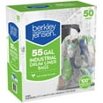 thumbnail image 2 of 55-Gal. Berkley Jensen 1.2mil Industrial Drum Liner Bags, 50 ct., 2 of 2