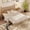 Natural, variant on Queen Size Wood Platform Bed with Gourd Shaped Headboard,Retro Style Platform Bed with Wooden Slat Support,Natural