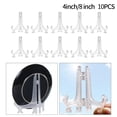 thumbnail image 4 of 10X Plastic Display Plate Stand Easel Photo Picture Bowl Holder, 4 of 5