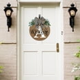 thumbnail image 3 of Last Name Year Round Front Door Wreath Decorative Hanging Plaques In Front of the Door, 3 of 3