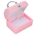 thumbnail image 4 of Ring Earring Box, Portable Exquisite Ring Storage Box  For Storing Earrings For Storing Rings Pink, 4 of 8