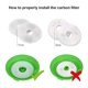 thumbnail image 4 of Elemento de filtro Reemplazo del dispensador de agua para mascotas Elemento de filtro Compatible con el elemento de filtro para gatos Elemento de filtro del dispensador de agua para gatos, 4 of 4