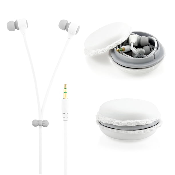 Estéreo de 3,5 mm Auriculares intrauditivos Auriculares con estuche Macaron Inevent SH1106-78